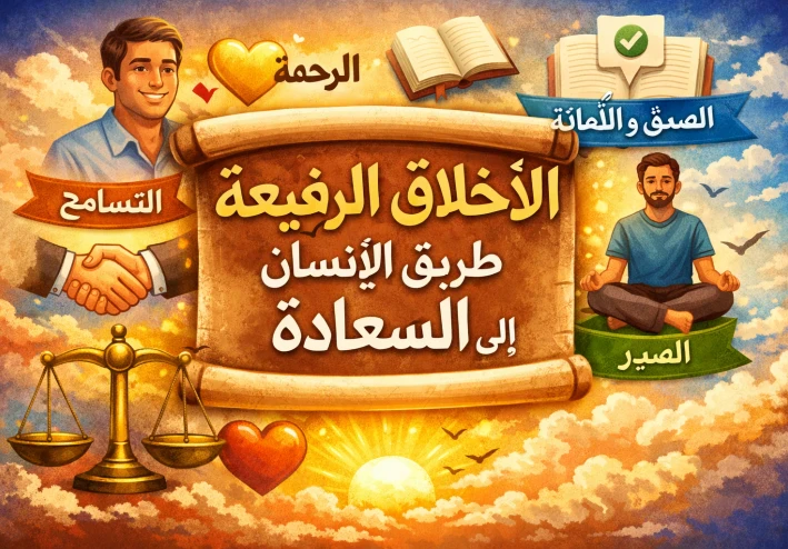 الأخلاق الرفيعة طريق الإنسان إلى السعادة