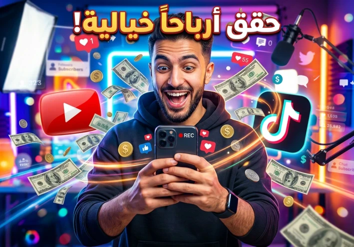 الربح من إنشاء المحتوى على TikTok وYouTube: كيف تحول الفيديوهات إلى مصدر دخل حقيقي