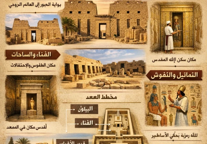 معابد مصر القديمة: بوابات العبور إلى العالم الإلهي