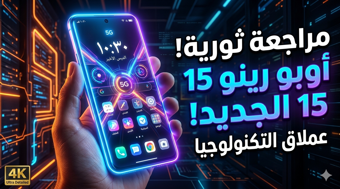 صورة مقال مراجعة شاملة لهاتف Oppo Reno 15 – تصميم فاخر وأداء قوي لعشاق التكنولوجيا
