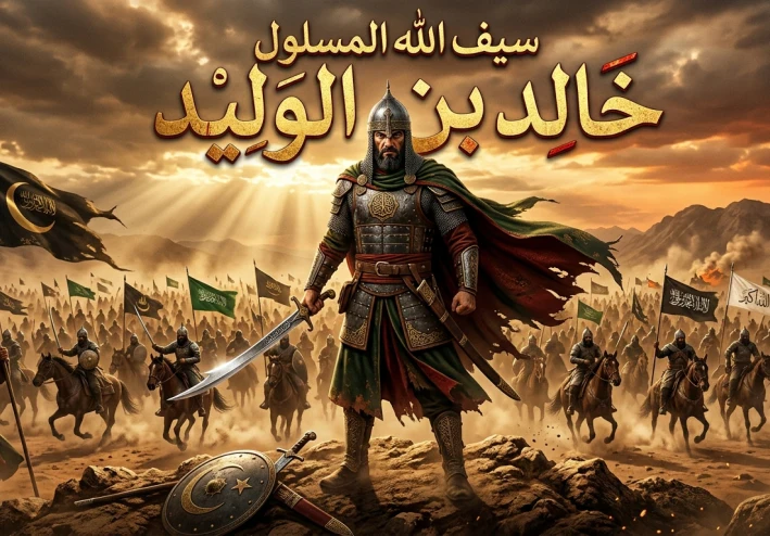 سيفُ اللهِ المسلول: قصةُ عبقريةِ القائدِ خالدِ بنِ الوليد رضي الله عنه