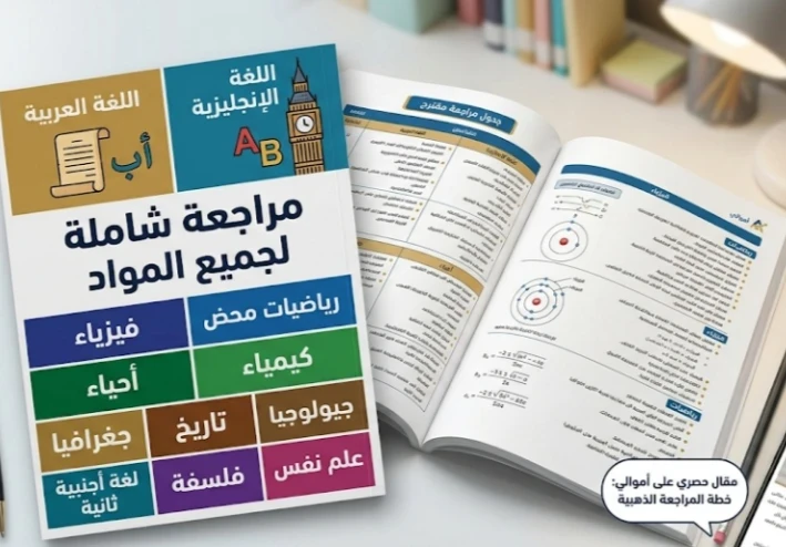 أفضل كتب المراجعة النهائية للثانوية العامة 2026.. أقوى 5 كتب لا يخرج عنها الامتحان