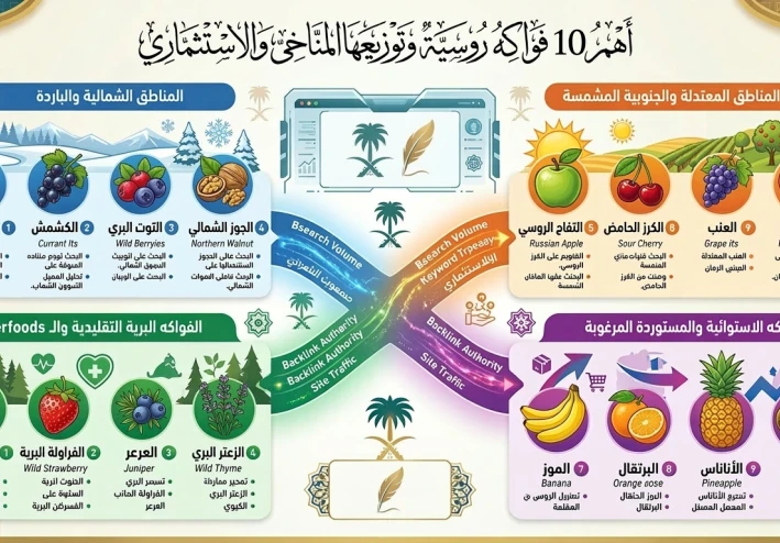كنوز الطبيعة الروسية: دليل شامل لأهم الفواكه والمحاصيل بين الشغف والاستثمار
