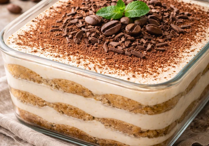 🍰 كيكة النسكافيه الباردة | حلى سهل وسريع بدون فرن بطعم القهوة الرائع