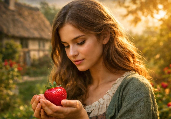 سر الفراولة الحمراء