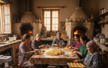 كحك العيد… طعم الفرح ولمّة العيلة 🕌🍪