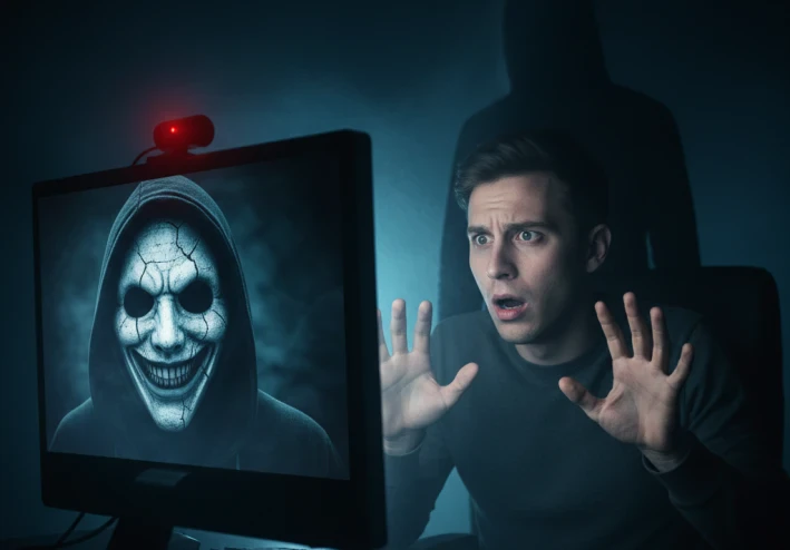 بث مباشر من الظلام 🖥️👁️