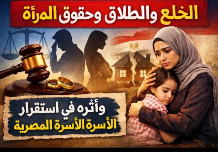 قانون الخلع والطلاق وحقوق المرأة وأثره في استقرار الأسرة المصرية