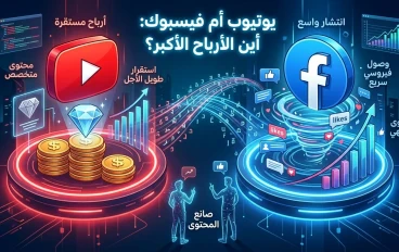 مين بيدفع اكتر من خلال المشاهدات اليوتيوب ولا الفيسبوك