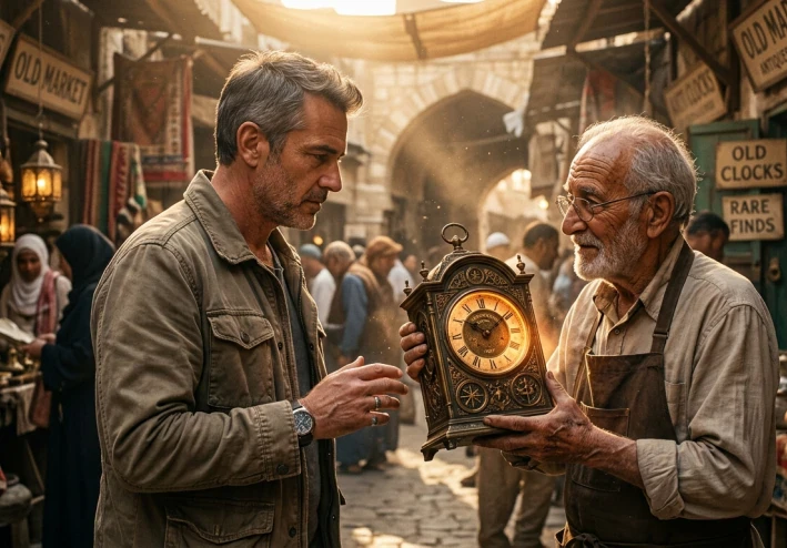 "الرجل الذي كان يبحث عن الوقت"