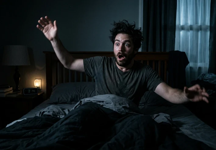 ظاهرة غريبة تحدث لك قبل النوم مباشرة… العلماء ما زالوا يحاولون فهمها!