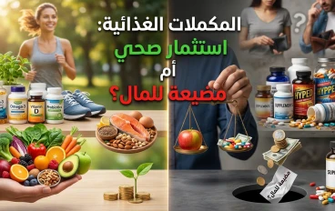 المكملات الغذائية: استثمار صحي أم مضيعة للمال؟ (تحليل علمي مبسط)