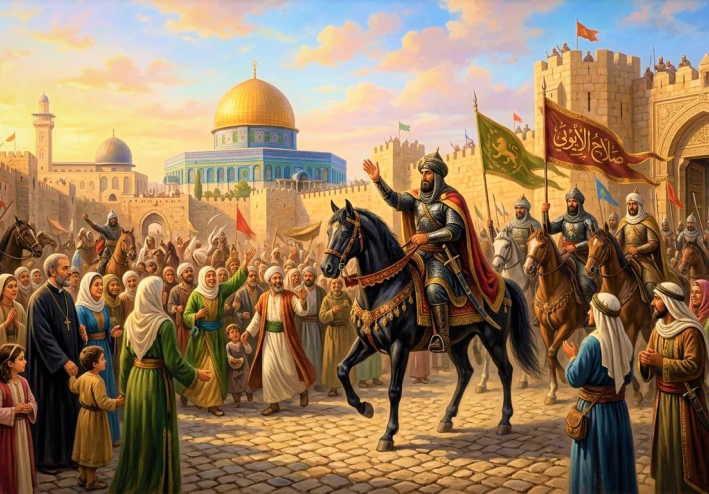 قصة صلاح الدين وتحرير القدس: درس في الشجاعة والصبر