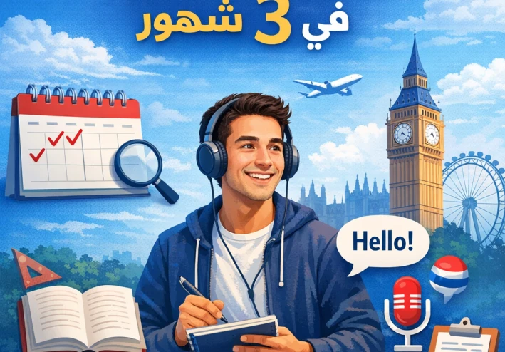 تعلم اللغه الانجليزيه في 3 شهور