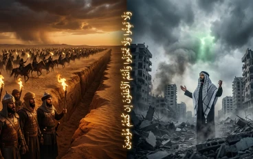 "حين تحاصر الدنيا.. والنصر يأتي من السماء"