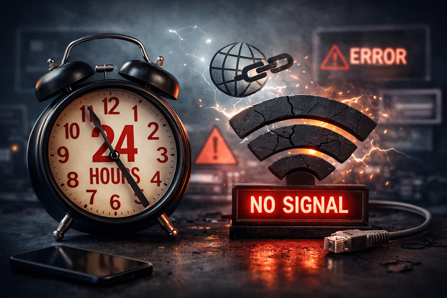 تخيل اختفاء الإنترنت ليوم واحد فقط.. كيف سيتغير العالم خلال 24 ساعة؟