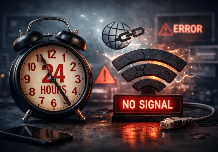 تخيل اختفاء الإنترنت ليوم واحد فقط.. كيف سيتغير العالم خلال 24 ساعة؟