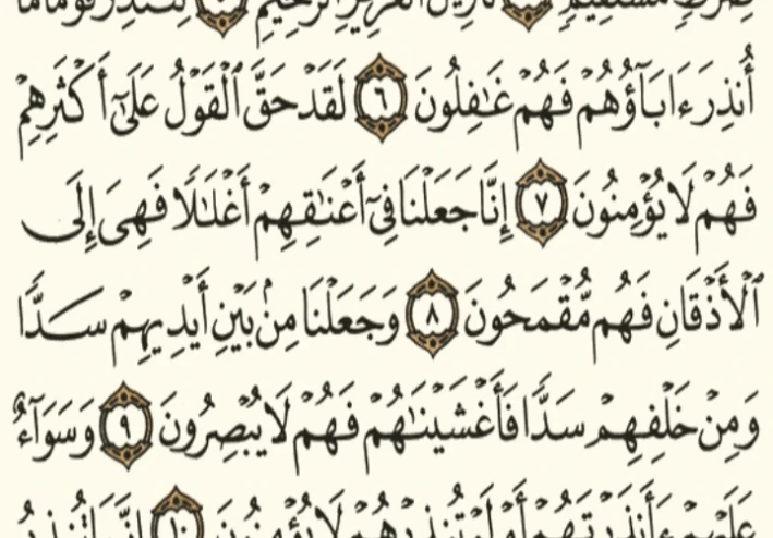 سورة يس كاملة بالتشكيل وفضل قراءتها.