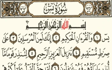 سورة يس كاملة بالتشكيل وفضل قراءتها.