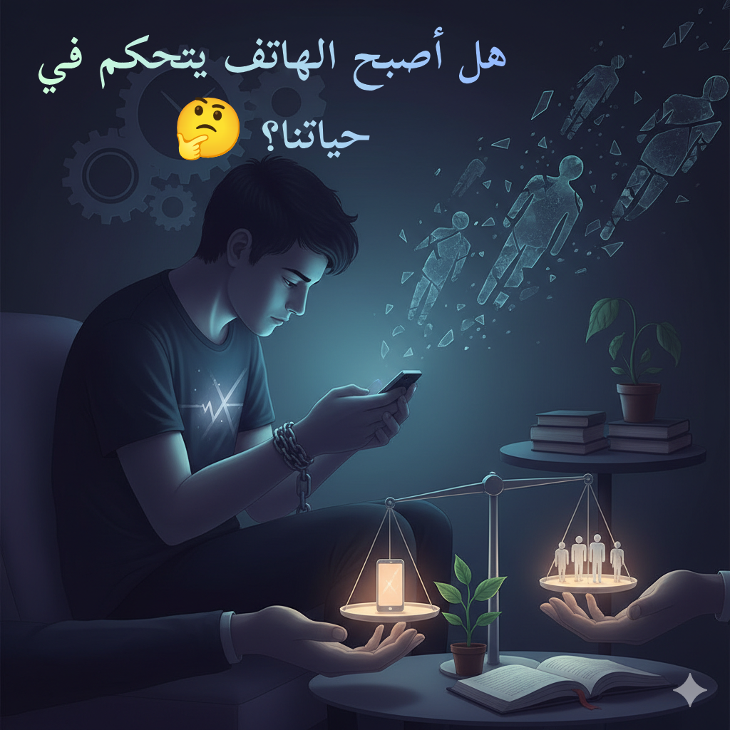 لماذا لانستطيع ترك الهاتف لبعض دقاءق
