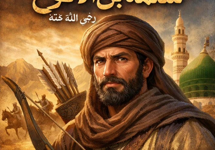 سَلَمة بن الأكوع: العَدّاء الشجاع وفارس الإسلام