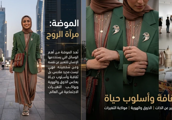 الموضة والفاشن: أسلوب يعكس شخصية الإنسان
