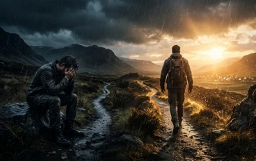 نوعان من الناس في مواجهة صعوبات الحياة