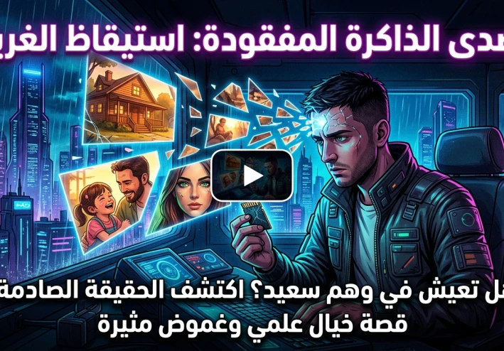 🌌 صدى الذاكرة المفقودة: استيقاظ الغريب 🌌