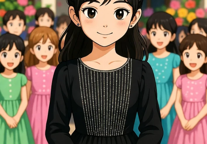 جنى والثوب الأسود – حكاية عن الجمال الحقيقي