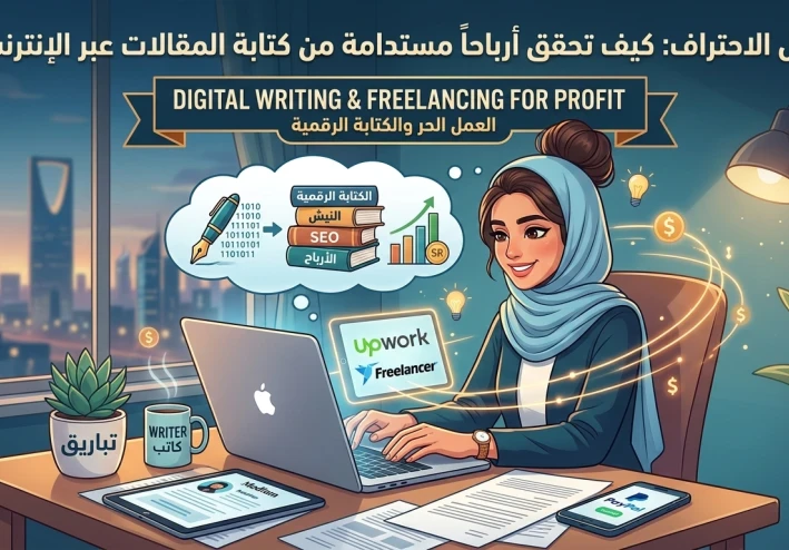 دليل الاحتراف: كيف تحقق أرباحاً مستدامة من كتابة المقالات عبر الإنترنت؟