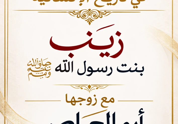 أعظم قصة حب ووفاء في تاريخ الإنسانية   زينب بنت رسول الله صلى الله عليه وسلم  مع زوجها أبو العاص بن الربيع