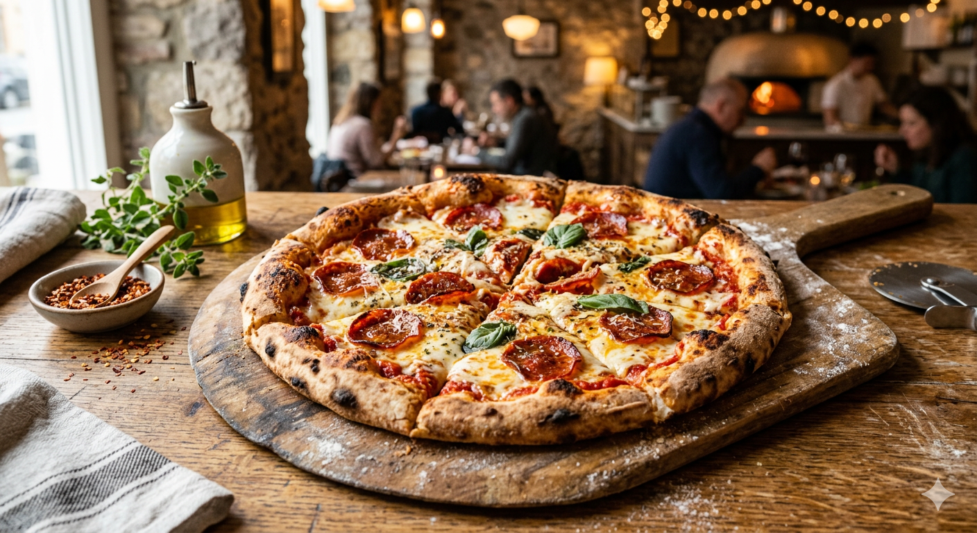 article image for 🍕 طريقة عمل البيتزا في البيت بسهولة وطعم المطاعم