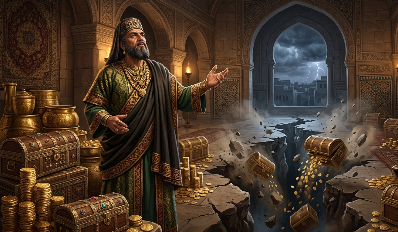 صورة مقال قصة قارون ولماذا خسف الله به الأرض؟ العبرة التي يجب أن يعرفها الجميع