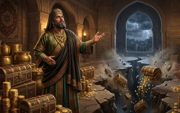 قصة قارون ولماذا خسف الله به الأرض؟ العبرة التي يجب أن يعرفها الجميع