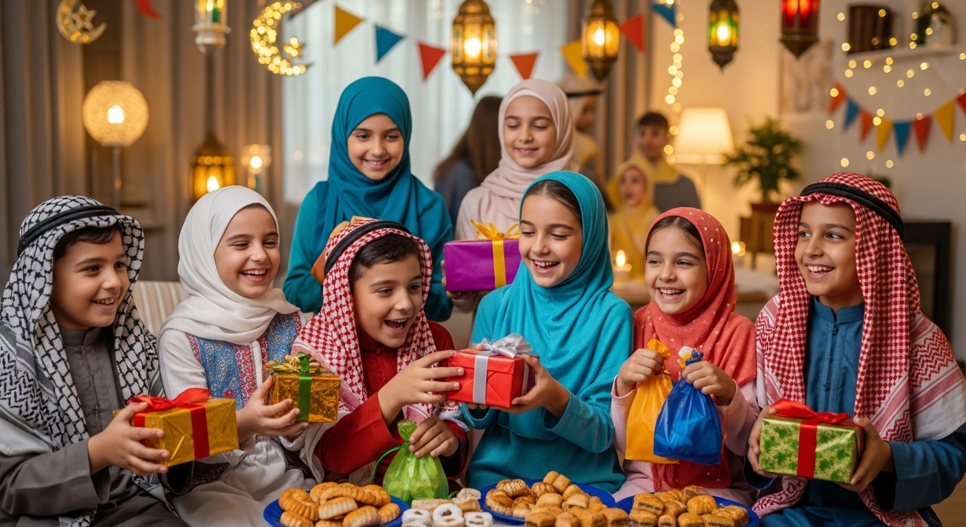 صورة مقال 10 أفكار لقضاء عيد الفطر مع الأطفال بطريقة إسلامية ممتعة تغرس القيم وتصنع الذكريات