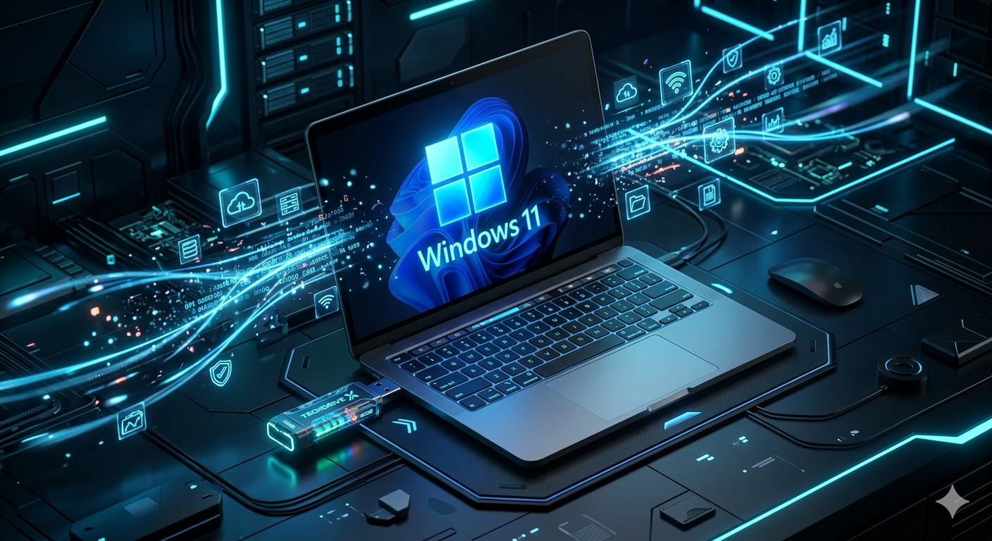 صورة مقال الدليل الشامل 2026: كيف تثبت ويندوز 10 و 11 احترافيًا (بالفلاشة وبدونها)