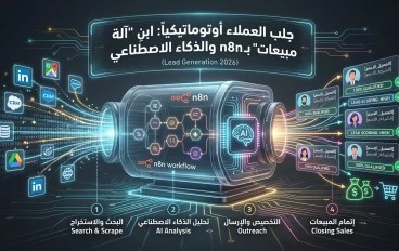 جلب العملاء أوتوماتيكياً: كيف تبني "آلة مبيعات" (Lead Generation) بـ n8n والذكاء الاصطناعي؟