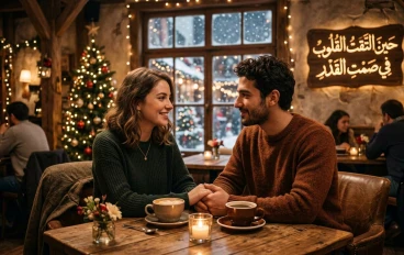 "حين التقت القلوب في صمت القدر"