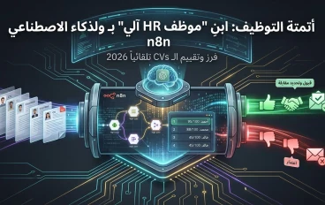 أتمتة التوظيف: كيف تبني نظاماً يقرأ السير الذاتية (CVs) ويقيمها بـ n8n والذكاء الاصطناعي؟