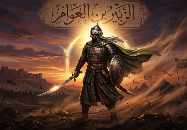 الزبير بن العوام: حواريّ رسول الله وفارس الإسلام الذي خطّ التاريخ بسيفه وإيمانه