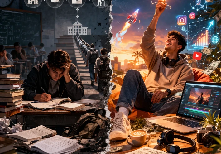 🔥 هل انتهى عصر الدراسة التقليدية؟ الجيل الجديد اختار طريق تاني!
