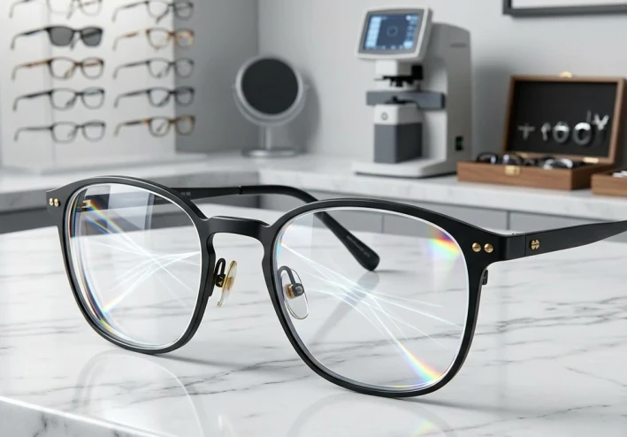 النظارات الطبية: رحلة الضوء من العدسة إلى الشبكية