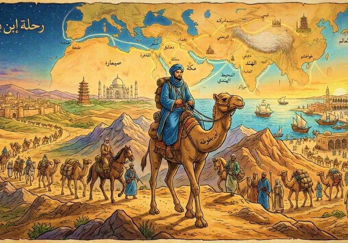 رحلة ابن بطوطة: كيف غيّر حب المعرفة حياة إنسان