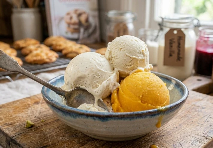 🍨 طريقة عمل الآيس كريم في البيت بسهولة وطعم المحلات