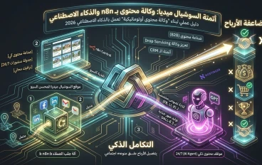 أتمتة السوشيال ميديا: كيف تبني "وكالة محتوى" تعمل بالذكاء الاصطناعي و n8n؟
