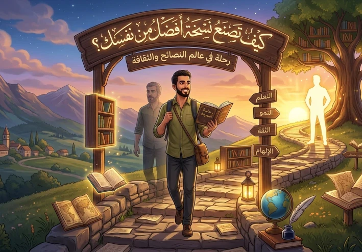 كيف تصنع نسخة أفضل من نفسك؟ رحلة في عالم النصائح والثقافة