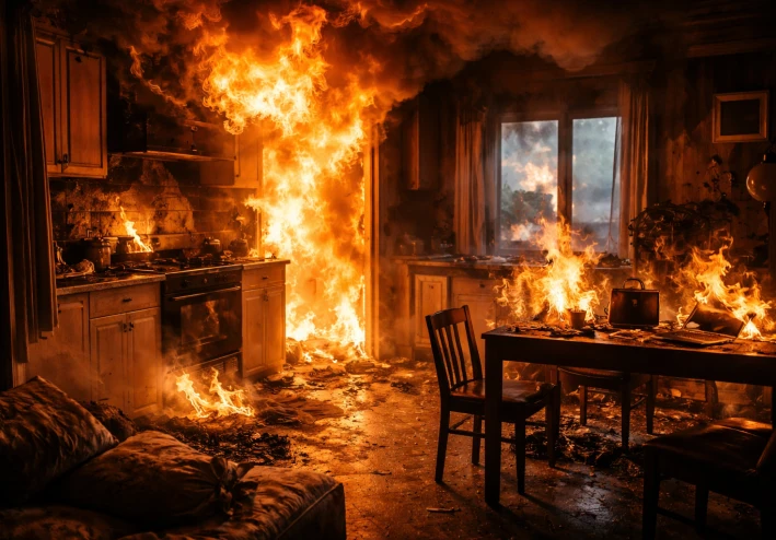 "إخطار الدخان: كيف تحمي نفسك وعائلتك من الحرائق المنزلية"
