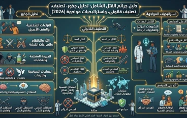 جرائم القتل: تحليل الجذور، التصنيف القانوني، واستراتيجيات المواجهة الشاملة 2026