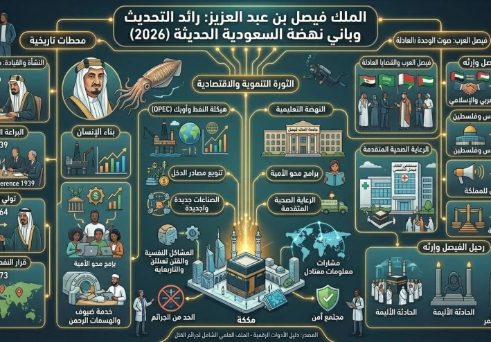 الملك فيصل بن عبد العزيز: رائد التحديث وباني نهضة السعودية الحديثة