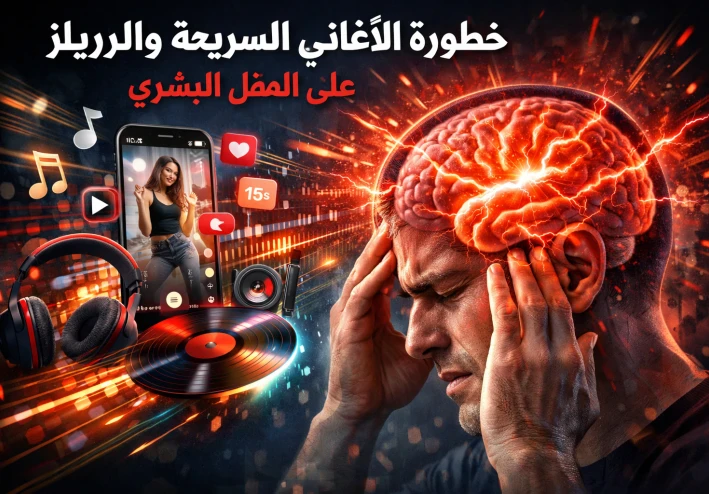خطورة الأغاني السريعة والريلز على العقل البشري